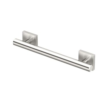 Gatco 950 Elevate Shower Grab Bar 12 Inch ADA Compliant Satin Nickel Wall Mounted Bathroom Handrail