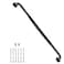 iMomwee AntiSlip Grab Bar 32 inch Stainless Steel Black Shower Handrail for Elderly Wall Mounted Safety Handicap Bars Balanced Support Handle Bathroom Bar for Senior