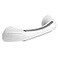 DELTA Grab Bar ADA Compliant Bathroom Shower Designer 9 in x 78 in Soft Grip Balance Assist Bar in White