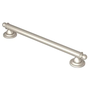Moen YG2218BN Bathroom Safety 18Inch Stainless Steel Traditional Bathroom Grab Bar Brushed Nickel