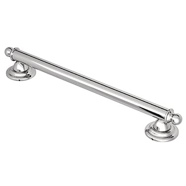 Moen YG2212CH Bathroom Safety 12Inch Stainless Steel Traditional Bathroom Grab Bar Chrome