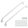 Ravinte Hardware Grab Bars for Shower 2 Pack 32Inch Anti Slip Shower Handles for Elderly Safety Shower Grab Bar Stainless Steel Handicap Grab Bars for Bathroom White 1 Diameter