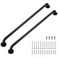 Ravinte Hardware Grab Bars for Shower 2 Pack 32Inch Anti Slip Shower Handles for Elderly Safety Shower Grab Bar Stainless Steel Handicap Grab Bars for Bathroom Black 1 Diameter