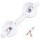 HEINSY 15inch Upgrade Suction Shower Grab Bar Portable Shower Handle Bar Suction Grip Bar Bathtub Handle with Strong Hold Suction Cup Fitting and Rapid Release for BathroomMax Capacity 300lb