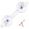 HEINSY 15inch Upgrade Suction Shower Grab Bar Portable Shower Handle Bar Suction Grip Bar Bathtub Handle with Strong Hold Suction Cup Fitting and Rapid Release for BathroomMax Capacity 300lb