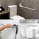 QWORK Shower Grab Bars 4 Pack 16 AntiSlip Bathroom Grab Bar 304 Stainless Steel Shower Safety Bar Handle for Elderly Disabled