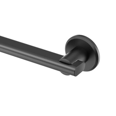 Gatco 652MX Locke 24 L Bathroom Grab Bar Matte Black ADA Compliant Stainless Steel Safety Grab Bar