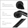 Jakarda 2pack 18inch Handicap Grab Bar for Shower Shower Handles for Elderly Shower Grab Bars for Seniors with Concealed Screws Black
