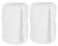 ACCENTHOME Accent Home Cotton Canvas Laundry Bags With Drawstring 2 Pack LARGE Travel Storage Bags 15 x 28 Heavy Duty Multi Use Washable Dirty Clothes Organizer Easy Fits a Laundry Hamper Mesh Basket