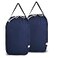 MCleanPin 140L Washable Laundry Bags with HandlesDirty Clothes Storage for College Dorm or Travel Laundry Liner Fit Laundry Hamper or Basket2 PackBrown Navy Blue