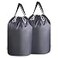 MCleanPin 140L Washable Laundry Bags with HandlesDirty Clothes Storage for College Dorm or Travel Laundry Liner Fit Most Laundry Hamper or Basket2 Pack Elegant Grey