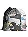 Dalykate Mesh Laundry Bags with Adjustable Shoulder Strap 24 x 36 Heavy Duty Nylon Drawstring Closure 3Pack Mixed Colors