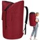 &Atilde;&fnof;zhido Backpack Laundry Bag 115L Heavy Duty Extra Large College Laundry Backpack Dirty Clothes Bag with Shoulder Straps Laundry Hamper Bag with Drawstring Closure for College Dorm Apartment Red