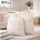 Simple Houseware Extra Large Natural Cotton Laundry Bag Beige 28 x 36 2 Pack