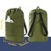 GORISEN Canvas Laundry bag Washable Laundry backpack Adjustable Straps Large Front Pocket Drawstring Closure ARMY GREEN XLarge