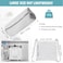 Gripooaven Shoe Washing Machine Bag Shoe Laundry Bag for Washer and Dryer Include Dry Net Bag Reusable and Durable Zipper with Hook Design Shoe Washing Bag for Sneaker White 2 Pack