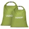 CANBOX 2 Pack Waterproof Travel Laundry Bag Set RollTop Wet Dry Bag for Odor Control Separating Dirty Clothes Packable Space Saver Organizer for Gym Swimming Cruise Suitcases