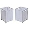 Eslite 42L Collapsible Plastic Laundry BasketsFoldable Laundry HamperPack of 2 White