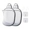HHSSALIN Mesh Collapsible Small Wall Laundry BasketsHanging Laundry Hamperfor Hotel University Dormitory Use by 2 CLASSIC
