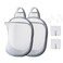 HHSSALIN Mesh Collapsible Small Wall Laundry BasketsHanging Laundry Hamperfor Hotel University Dormitory Use by 2 CLASSIC