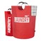 Caroeas Super Large 150L Laundry Basket Pro Waterproof Laundry Hamper Collapsible Laundry Basket Easy Storage Clothes Hamper Stands Up Well Laundry Bag with Padded Handles Red