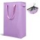 Odonata Slim Laundry Hamper Handles Collapsible Laundry Basket Thin Dirty Clothes Basket Narrow Laundry Bag Foldable Dirty Hamper 45L Light Purple