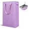 Odonata Slim Laundry Hamper Handles Collapsible Laundry Basket Thin Dirty Clothes Basket Narrow Laundry Bag Foldable Dirty Hamper 45L Light Purple