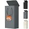 Lifewit 65L Slim Small Laundry Hamper Laundry Basket with Lid Dirty Collapsible Clothes Storage with Easy Carry Extended Handles Tall Hampers for Bedroom Laundry Room Gray 1 Pack