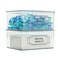 SSTATES S SSTATES Clear Acrylic Dryer Sheets Holder Fliptop Laundry Pods Container with 2 Label Decals for Laundry Room Organization and Dcor Stackable Storage Box 2 Pack