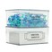 SSTATES S SSTATES Clear Acrylic Dryer Sheets Holder Fliptop Laundry Pods Container with 2 Label Decals for Laundry Room Organization and Dcor Stackable Storage Box 2 Pack