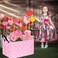 DUYIY Rectangle Gift Storage Basket Home Shelf Storage Basket Organizer Box Clothes Laundry Hamper Nursery Basket Laundry Basket with Handles White Heart