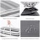 HomeHacks Laundry Basket100L Each Waterproof Freestanding Laundry Hamper Collapsible Tall Clothes Hamper with Extended Handles for Clothes Toys in The Dorm and Family 2Pack Gradient Grey