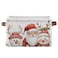 Bolaz Christmas Snowman Storage BasketLarge Storage Bin Fabric Collapsible Organizer Bag with Handles 15x11x95 inch