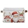 Bolaz Christmas Snowman Storage BasketLarge Storage Bin Fabric Collapsible Organizer Bag with Handles 15x11x95 inch