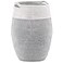 YOUDENOVA Cotton Rope Laundry Hamper by 105L Woven Collapsible Laundry Basket Clothes Storage Basket for Blankets Laundry Room Organizing Bedroom Storage Clothes Hamper Grey White