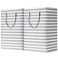 BOOMIBOO 2Pack Large Laundry BasketWaterproof Freestanding Laundry HamperCollapsible Clothes Basket with Easy Carry Handles in Laundry Room Bathroom Bedroom DormGrey75L
