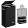SOLEDI Slim Laundry Hamper with Lid Narrow Laundry Basket with Removable Bags Dirty Clothes Hamper with handle Small Hamper perfect for Laundry room Bathroom Bedroom Small spaces 70L Black