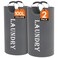 Lifewit 100L 2Pack Large Laundry Basket Collapsible Laundry Hamper with Aluminum Handles Waterproof Freestanding Dirty Clothes Hampers for Laundry Room Bedroom Dorm Bathroom Grey