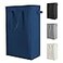 Odonata Slim Laundry Hamper Handles Collapsible Laundry Basket Thin Dirty Clothes Basket Narrow Laundry Bag Foldable Dirty Hamper 45L Navy blue