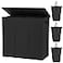 WOWLIVE 180L Laundry Hamper with Lid 3 SectionLarge Laundry Basket with Removable Bags and HandlesCollapsible Dirty Clothes Hampers for LaundryLaundry Basket Organizer for Laundry RoomDormBlack