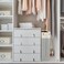 i BKGOO Laundry Basket with Handles BeigeSilver Slim Laundry Bin Collapsible Dirty Clothes Basket Narrow Laundry Bag Foldable Dirty Hamper for Camping Dorms Apartments