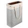 i BKGOO Laundry Basket with Handles BeigeSilver Slim Laundry Bin Collapsible Dirty Clothes Basket Narrow Laundry Bag Foldable Dirty Hamper for Camping Dorms Apartments