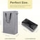 Odonata Slim Laundry Hamper Handles Collapsible Laundry Basket Thin Dirty Clothes Basket Narrow Laundry Bag Foldable Dirty Hamper 45L Heather Grey