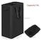 efluky Slim Laundry Basket Narrow Laundry Hamper with Handles Collapsible Dirty Clothes Hamper Tall Laundry Bin for Laundry Room Dorm and Bedroom 198 Gallon75L Black