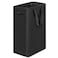 efluky Slim Laundry Basket Narrow Laundry Hamper with Handles Collapsible Dirty Clothes Hamper Tall Laundry Bin for Laundry Room Dorm and Bedroom 198 Gallon75L Black
