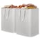 Lifewit 2 Pack Laundry Basket 90L Each Collapsible Clothes Hamper with Reinforced Handles Freestanding Waterproof Design for Bedroom and Laundry Room Grey 180L Total