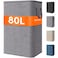 Lifewit 80L Large Tall Laundry Hamper Collapsible Laundry Basket with Handles Foldable Clothes Hampers for Laundry Portable Dirty Clothes Hamper for Dorm College Bedroom Bathroom Light Gray