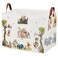 X-SIGA XSIGA Cute Bear Nursery Storage Basket With Hard BottomClassic Bear Decorative Storage Hamper With Waterproof PE CoatingLarge Square Canvas Cotton Laundry Bin for Baby StuffDiaper Bag