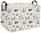 DDBASKET Rectangle Kids Baskets Animal Basket Cute Storage Bin Organizer Box for Room Decor Gift BasketWoodland animal