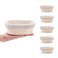 DOYOLLA Mini Oval Proofing Set 65inch set of 5 Sourdough Proofing Baskets Bread Dough Rising Bowls wLiners for Home Sourdough Bakers Baking